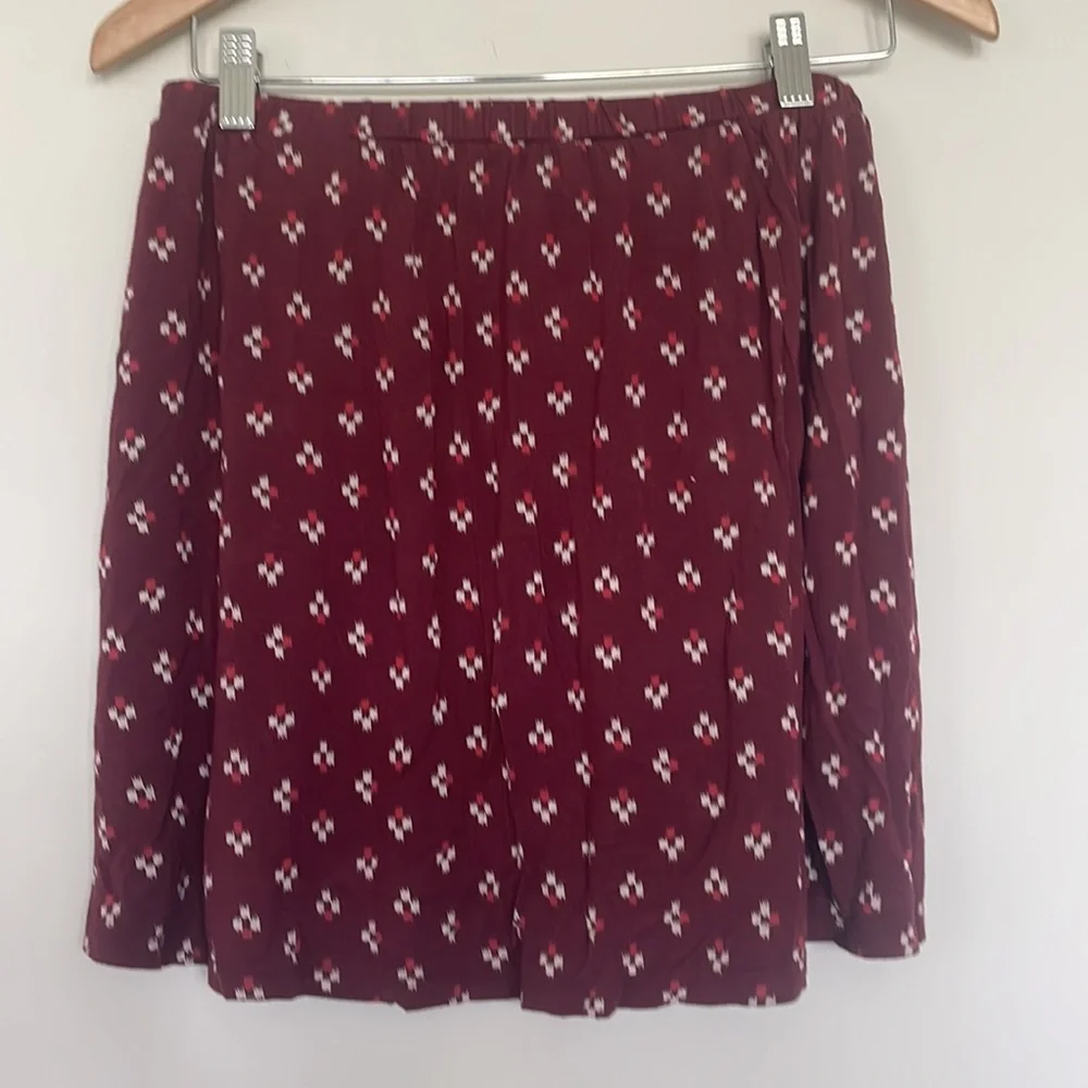 Old Navy Aztec Print Pull On Skirt Sz XL (14)